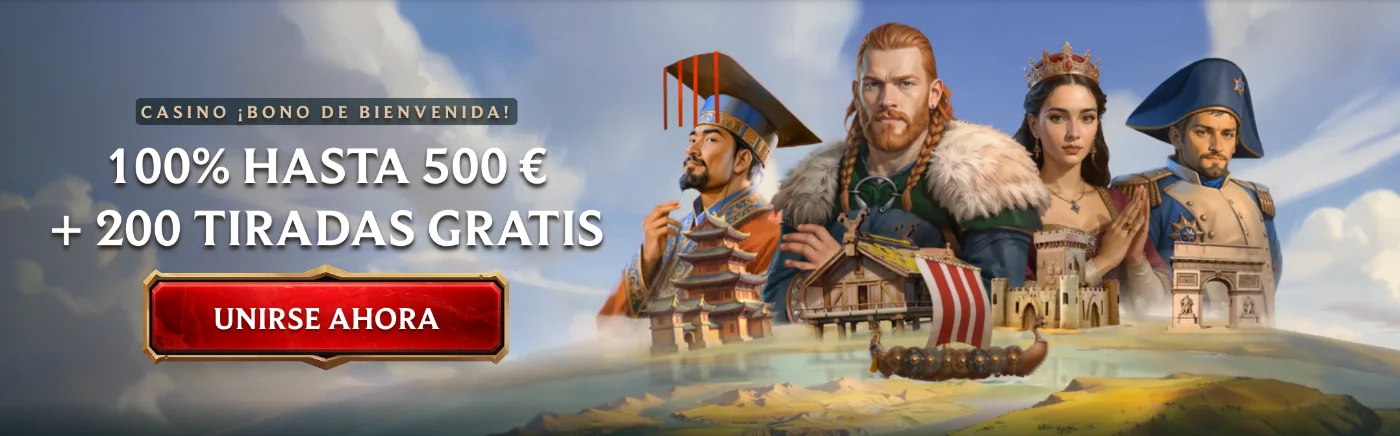 Bono de bienvenida y promociones de casino en MyEmpire Casino